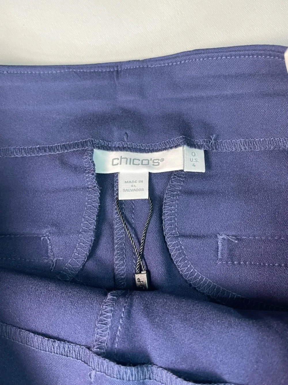 Chico's Deep Navy Stretch Skort - Picture 4 of 8